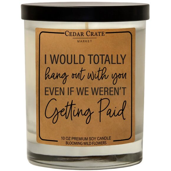 Cedar Crate Market Soy Candle - Picture 1 of 4